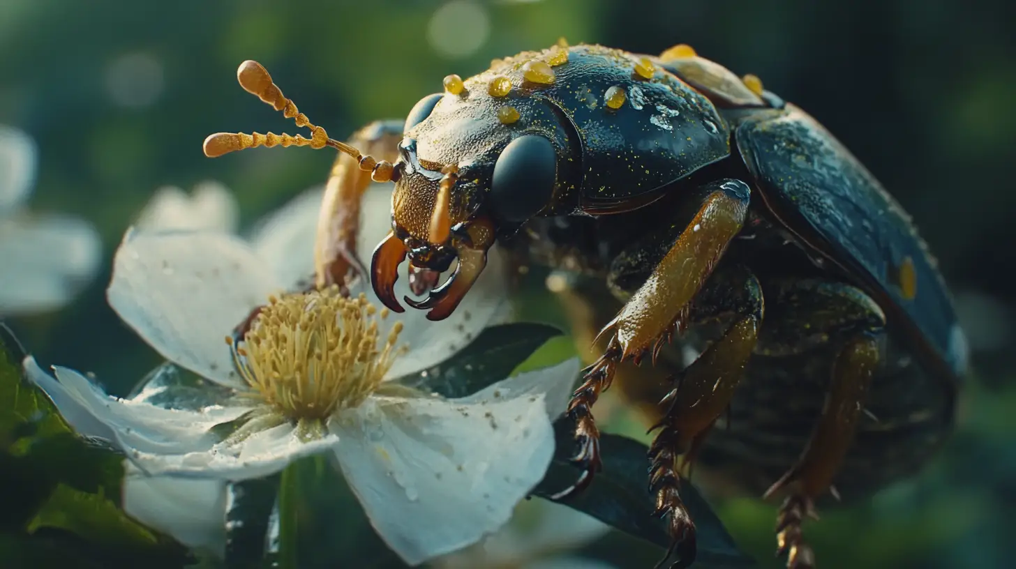 get rid of flower beetles